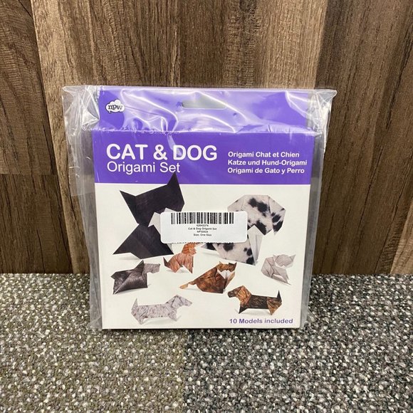 Cat & Dog Origami Set - Picture 1 of 2